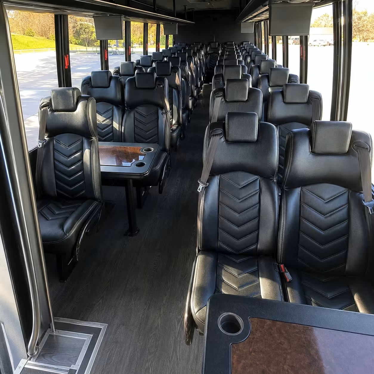 28 passenger minibus inside