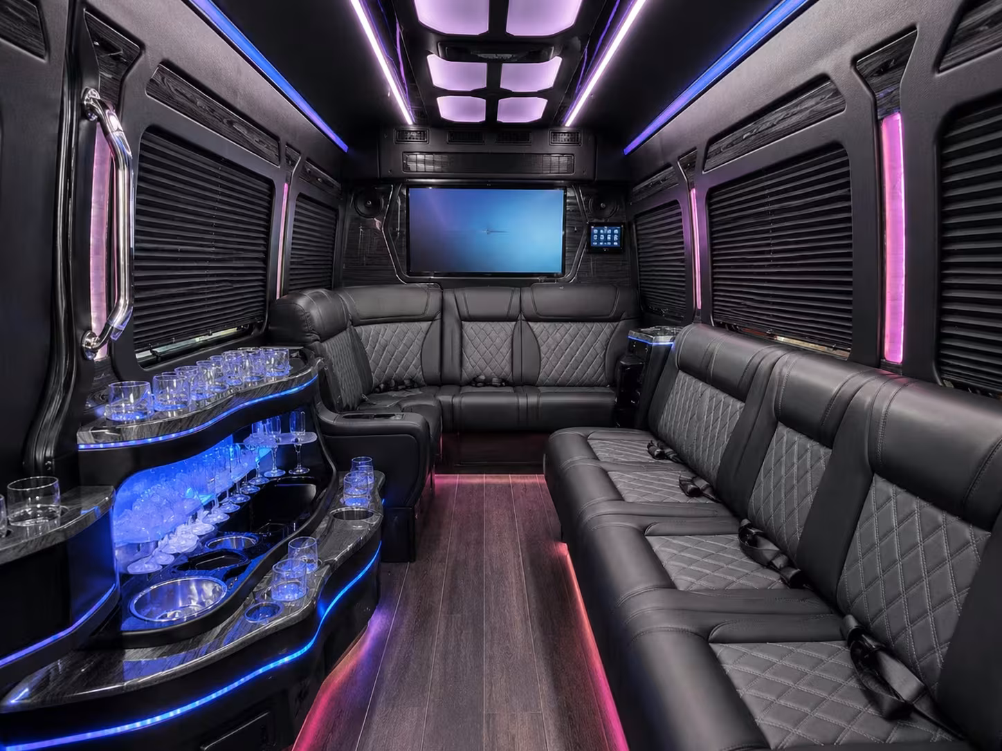 bus rental options for lawrence trips