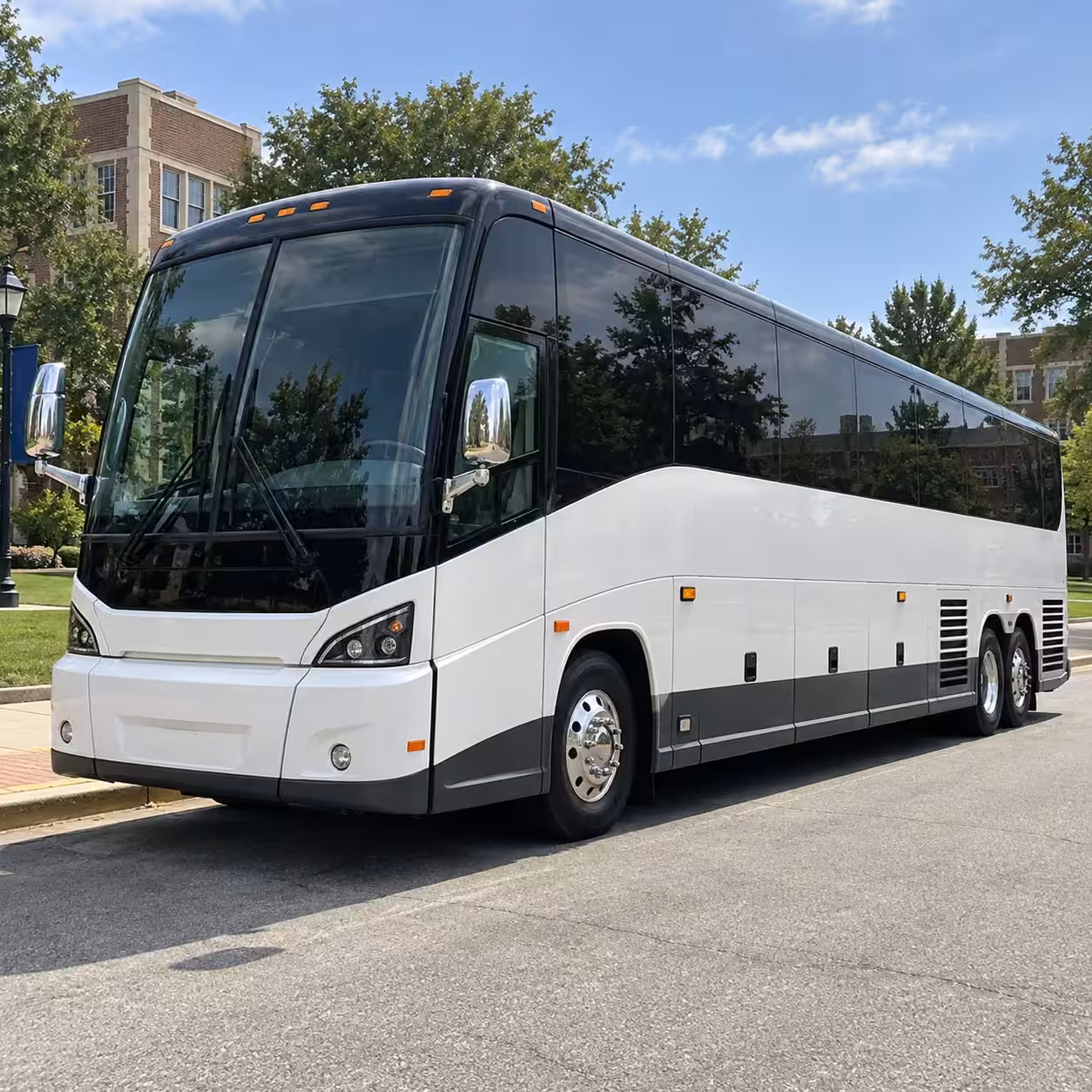 charter buses in lawrence for large prom and school groups