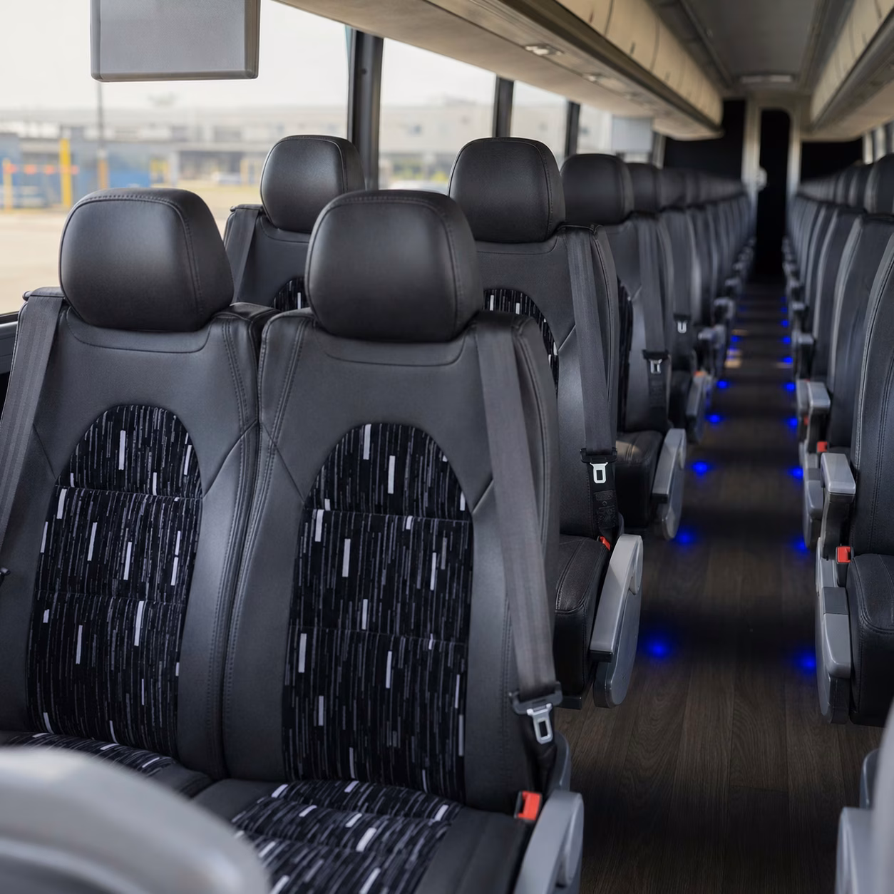 lawrence airport transfer charter bus rentals