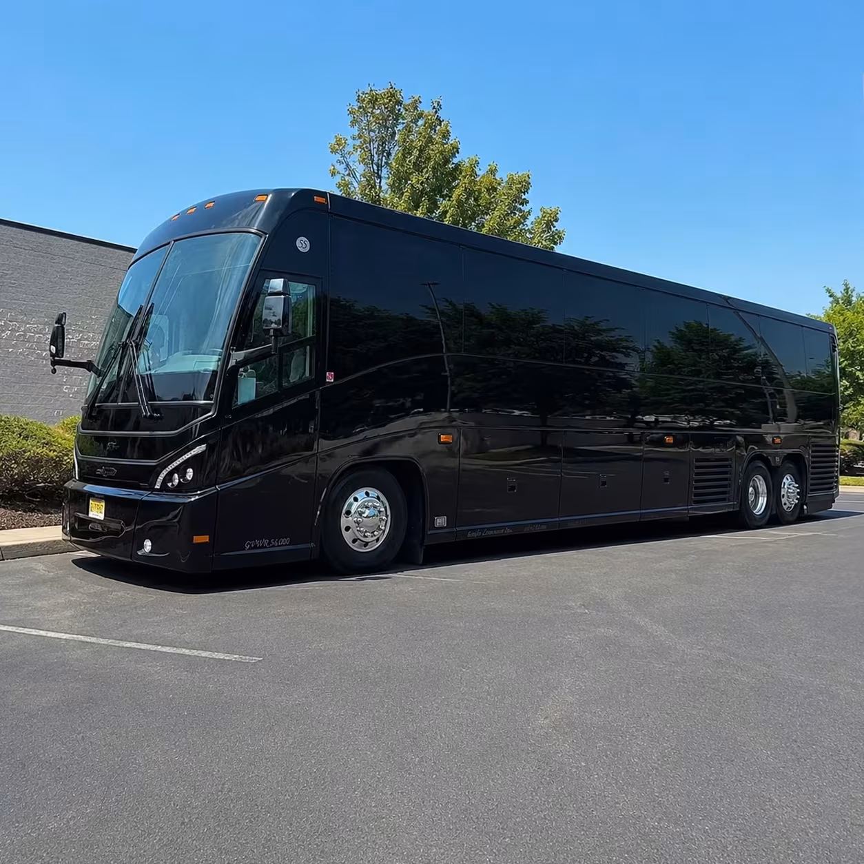 lawrence long distance charter bus rentals