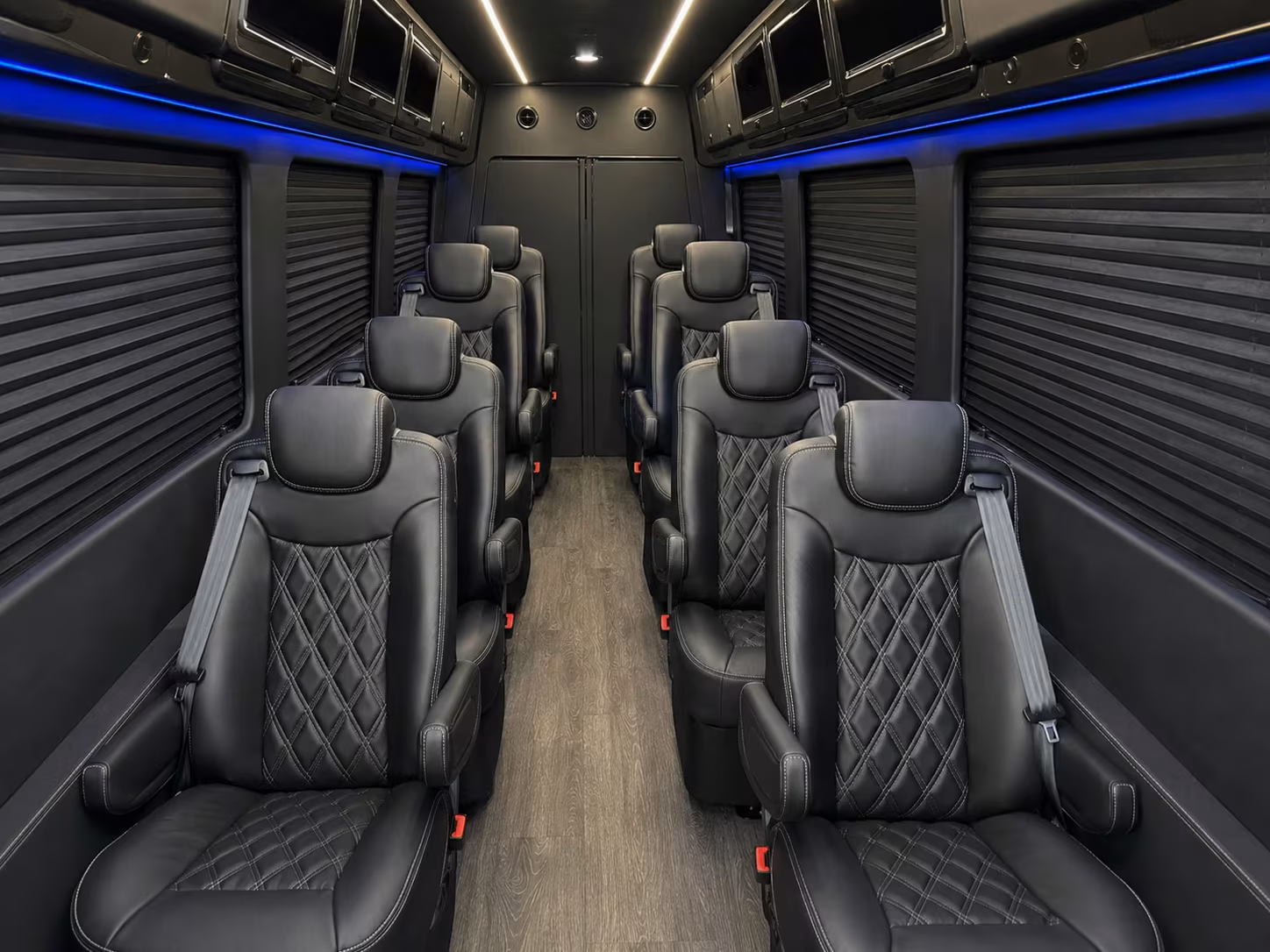 sprinter van with driver interior